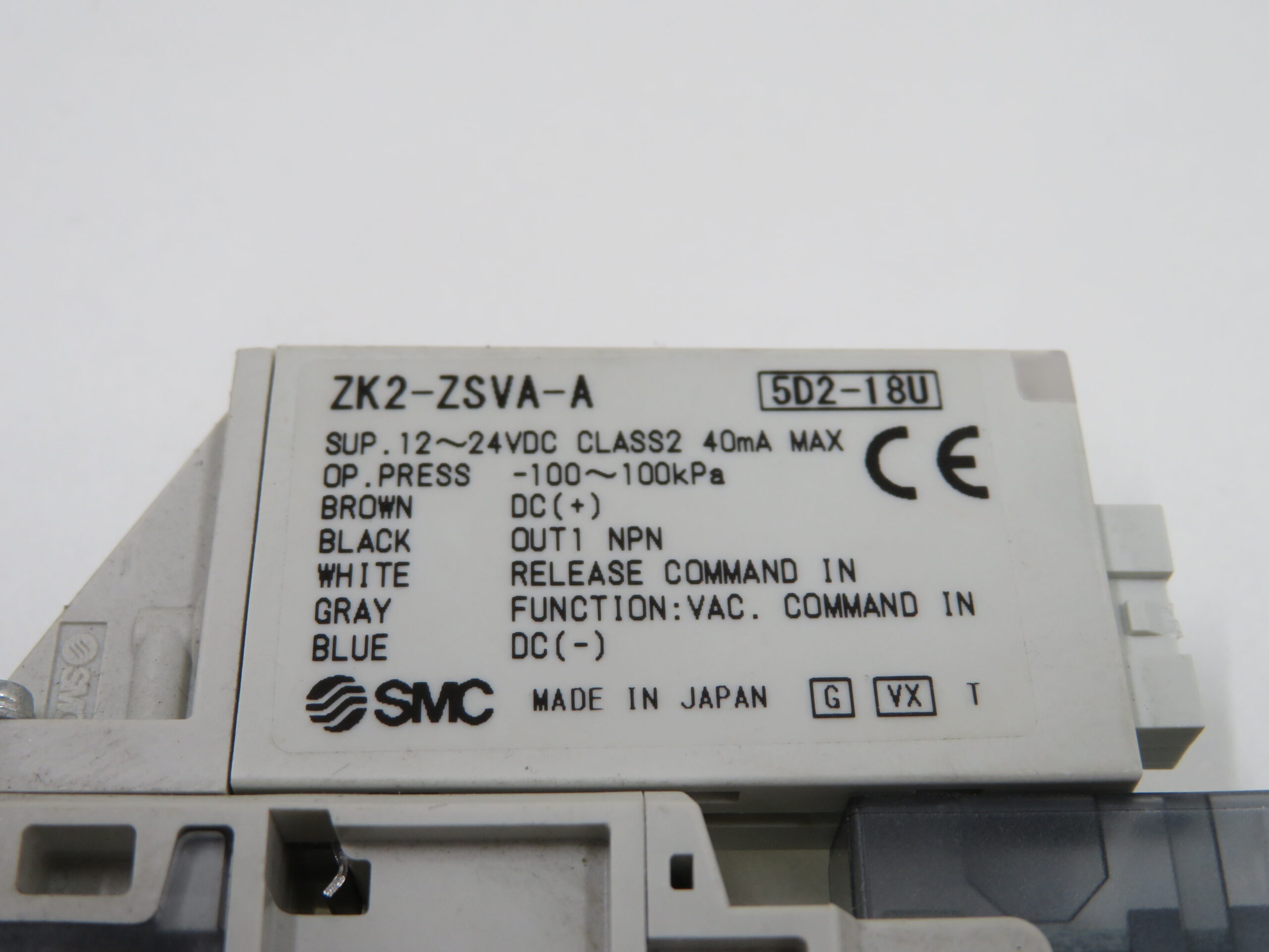 SMC 真空ユニット ZK2-ZSVA-A | 2nd FAドットコム｜産業用制御機器 
